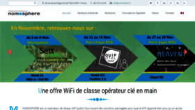 What Nomosphere.fr website looked like in 2018 (5 years ago)