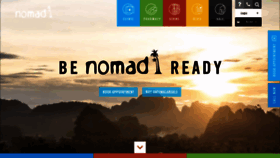 What Nomadtravel.co.uk website looked like in 2018 (5 years ago)