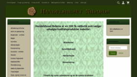 What Nidaros-handel.dk website looked like in 2018 (5 years ago)