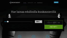 What Nordcredit.fi website looked like in 2018 (5 years ago)