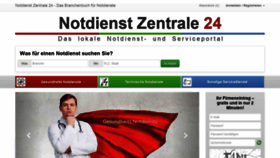What Notdienst-zentrale24.de website looked like in 2018 (5 years ago)