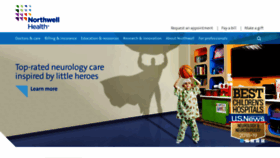 What Northwell.edu website looked like in 2018 (5 years ago)