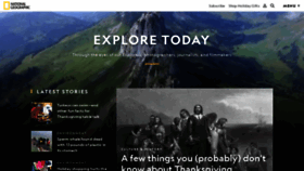 What Natgeo.com website looked like in 2018 (5 years ago)