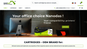What Nanodas.com website looked like in 2018 (5 years ago)