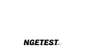 What Ngetest.com website looked like in 2018 (5 years ago)