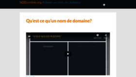 What Nddconline.org website looked like in 2018 (5 years ago)