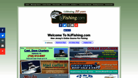 What Njfishing.com website looked like in 2018 (5 years ago)