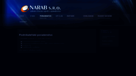 What Narab.sk website looked like in 2018 (5 years ago)