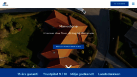 What Nanostone.dk website looked like in 2018 (5 years ago)