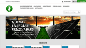 What Nuevasenergias.es website looked like in 2018 (5 years ago)