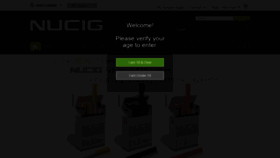 What Nucig.co.uk website looked like in 2018 (5 years ago)