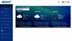 What Noodweer.be website looked like in 2018 (5 years ago)
