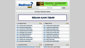 What Nedirsor.net website looked like in 2018 (5 years ago)