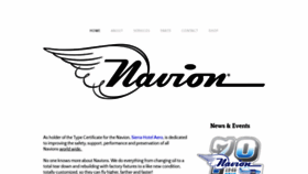What Navion.com website looked like in 2018 (5 years ago)