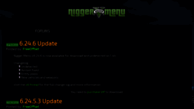 What Nigger.menu website looked like in 2018 (5 years ago)