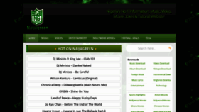 What Naijagreentv.com website looked like in 2018 (5 years ago)