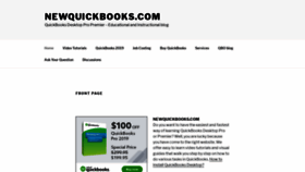 What Newquickbooks.com website looked like in 2018 (5 years ago)