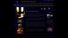 What Nepawebdesign.com website looked like in 2018 (5 years ago)