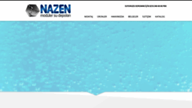 What Nazencelik.com website looked like in 2018 (5 years ago)