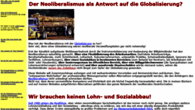 What Neo-liberalismus.de website looked like in 2018 (5 years ago)