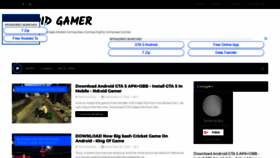What Ndroidgamer.org website looked like in 2018 (5 years ago)