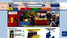 What Nikostine.dk website looked like in 2018 (5 years ago)