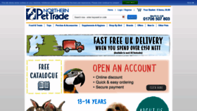 What Northernpettrade.com website looked like in 2018 (5 years ago)