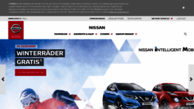 What Nissan.at website looked like in 2018 (5 years ago)