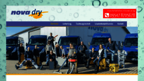 What Novadry.de website looked like in 2018 (5 years ago)