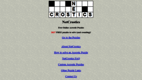 What Netcrostics.com website looked like in 2018 (5 years ago)