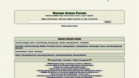 What Nursesarena.com website looked like in 2018 (5 years ago)