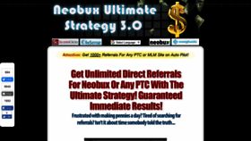What Neobuxultimatestrategy.com website looked like in 2018 (5 years ago)