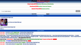 What Nilumusic.in website looked like in 2018 (5 years ago)