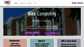 What Nikecomputing.co.uk website looked like in 2018 (5 years ago)