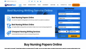 What Nursedepo.com website looked like in 2018 (5 years ago)