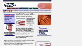 What Naildoctors.com website looked like in 2018 (5 years ago)