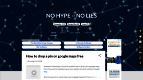 What Nohypenolies.com website looked like in 2018 (6 years ago)