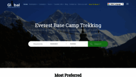 What Nepaltraveladventure.com website looked like in 2018 (5 years ago)