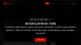 What Nitorsys.com website looked like in 2018 (5 years ago)