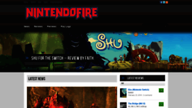 What Nintendofire.com website looked like in 2018 (5 years ago)