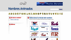 What Nombres-animados.net website looked like in 2018 (5 years ago)