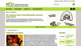 What Nifbe.de website looked like in 2018 (5 years ago)