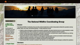 What Nwcg.gov website looked like in 2018 (5 years ago)