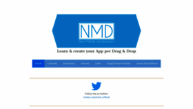 What Nmd-apps.jimdo.com website looked like in 2018 (5 years ago)
