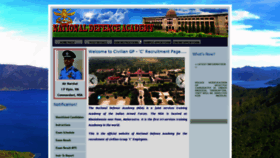 What Ndacivrect.gov.in website looked like in 2018 (5 years ago)