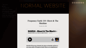 What Normalwebsite.com website looked like in 2018 (5 years ago)