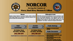 What Norcor.co website looked like in 2018 (5 years ago)
