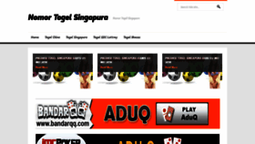 What Nomortogelsingapura.com website looked like in 2018 (5 years ago)