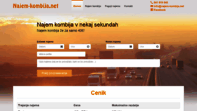 What Najem-kombija.net website looked like in 2018 (5 years ago)