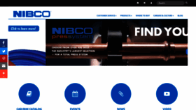 What Nibco.com website looked like in 2018 (5 years ago)
